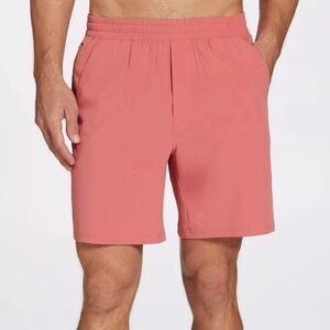 NEW Men’s VRST Everyday 7” Shorts Pink Size XL Stretch Elastic Waist UV 50 $55